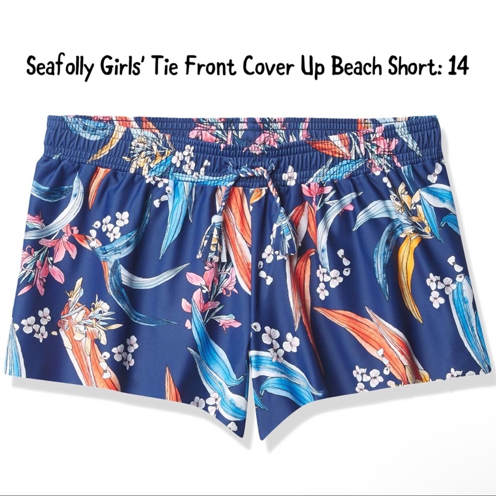 Seafolly Tween's Floral Swim Shorts: 14